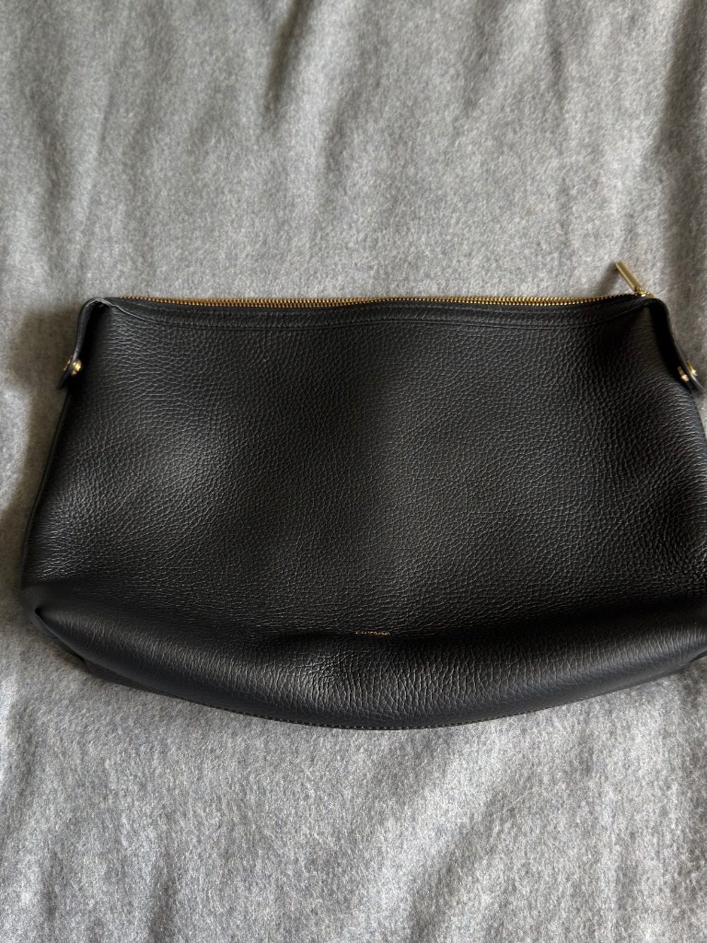 Cuyana System Pouch Insert | For System Tote 16" | Black Leather |